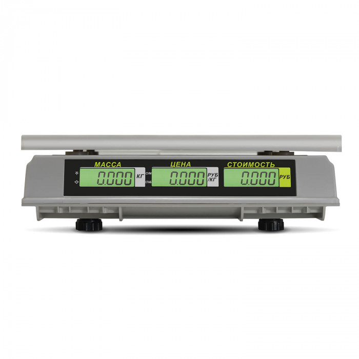 Торговые настольные весы M-ER 326 AC-32.5 "Slim" LCD Белые в Брянске